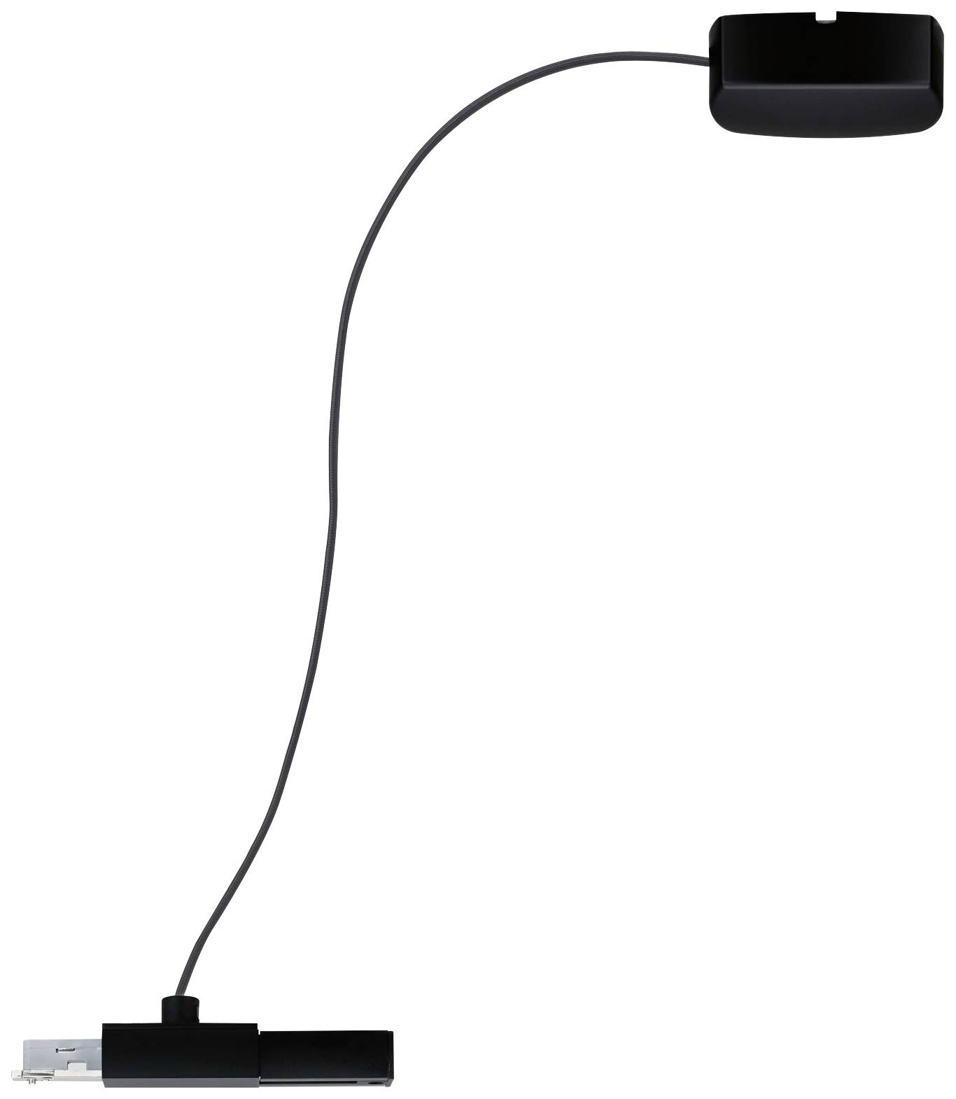 Paulmann 95418 Hochvolt-Schienensystem-Komponente Stromeinspeisung Schwarz (matt)