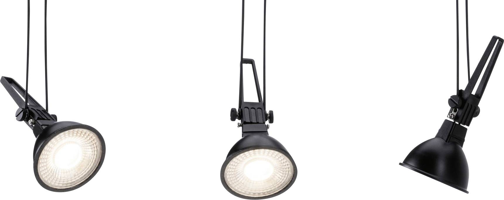 Paulmann Niedervolt-Seilsystem-Leuchte GU5.3 Schwarz (matt)