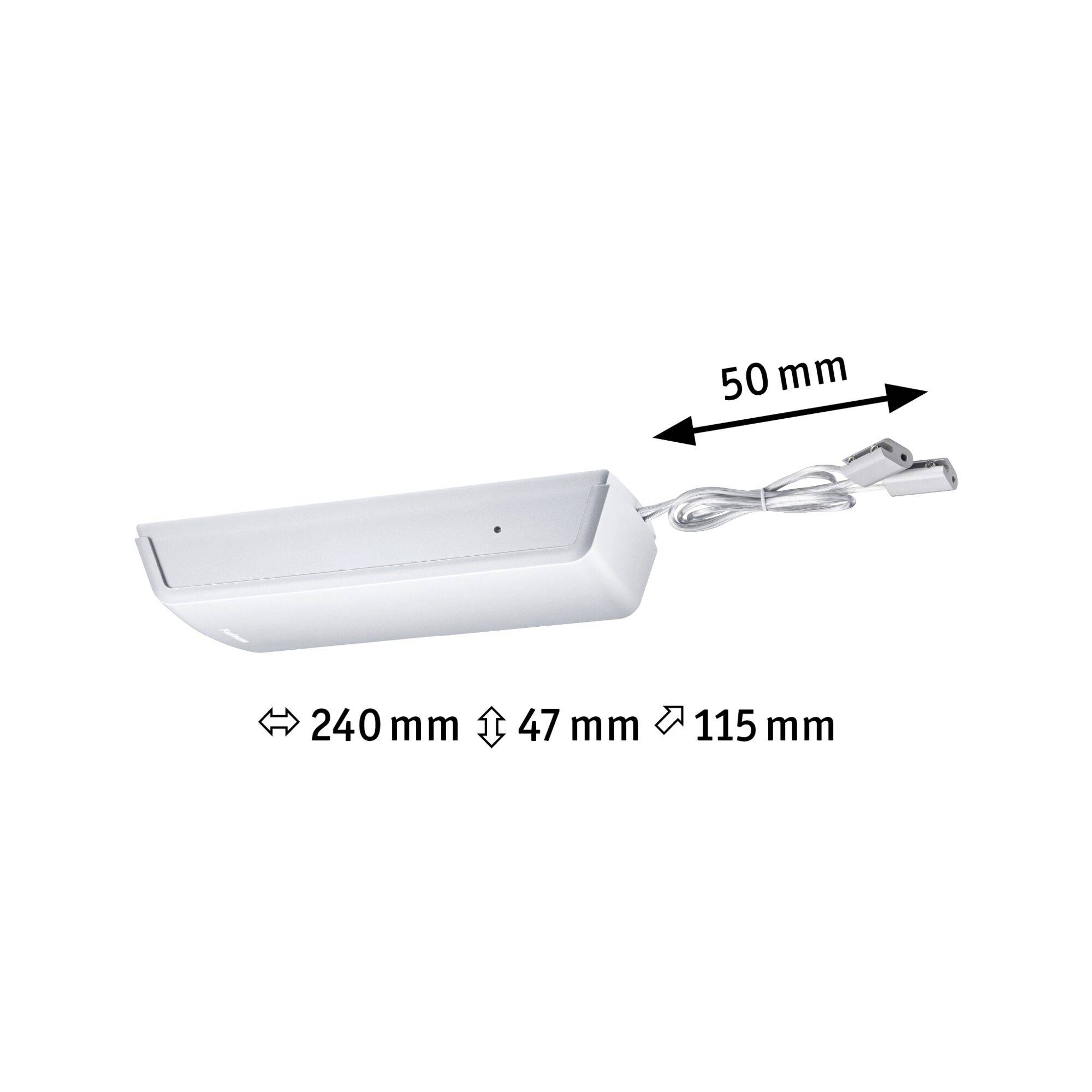 Paulmann 97838 Niedervolt-Seilsystem-Komponente Trafo Chrom (matt)