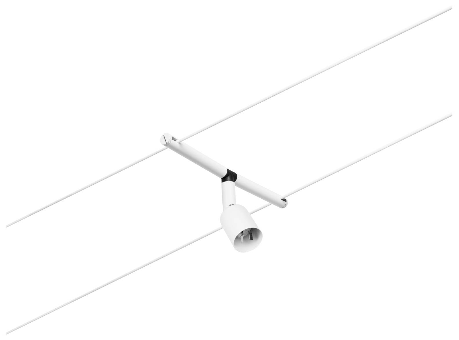 Paulmann 94458 Seil-Komplettsystem GU5.3 Weiß (matt), Chrom