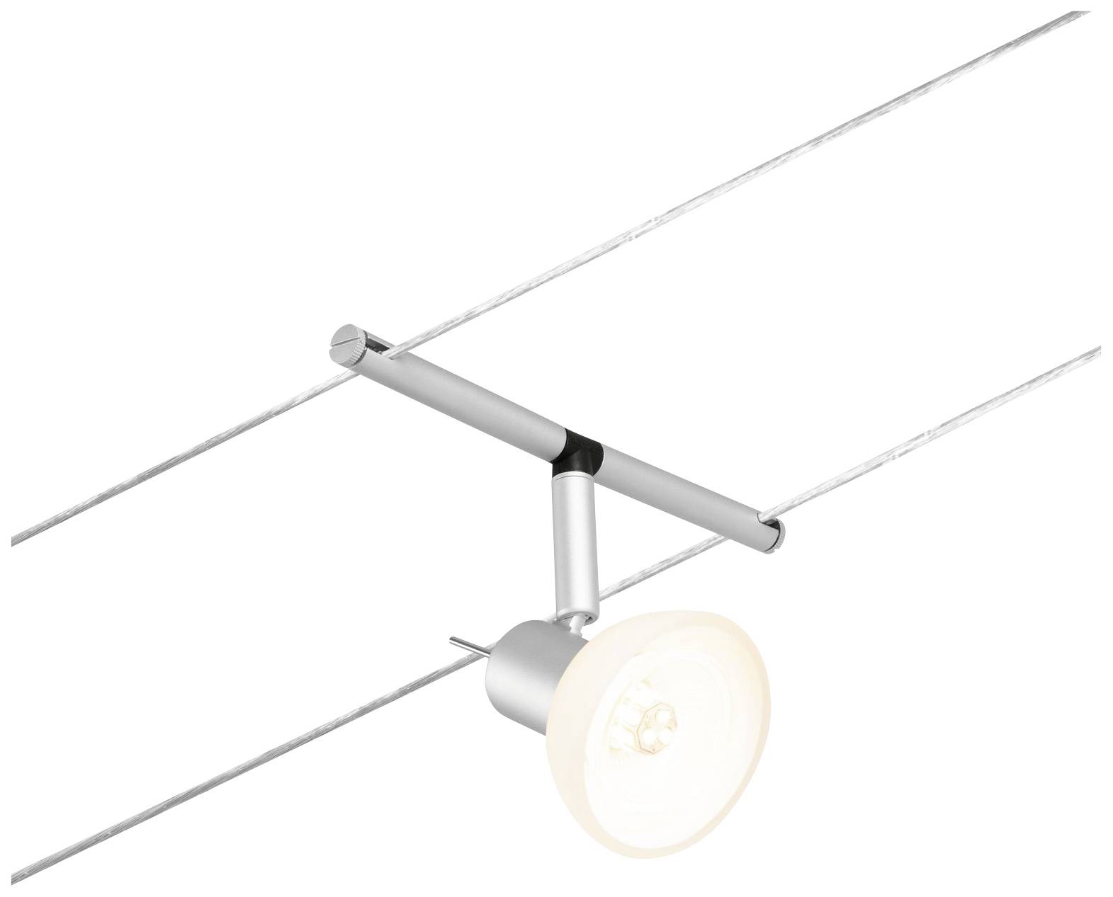 Paulmann Niedervolt-Seilsystem-Leuchte GU5.3 Chrom (matt)