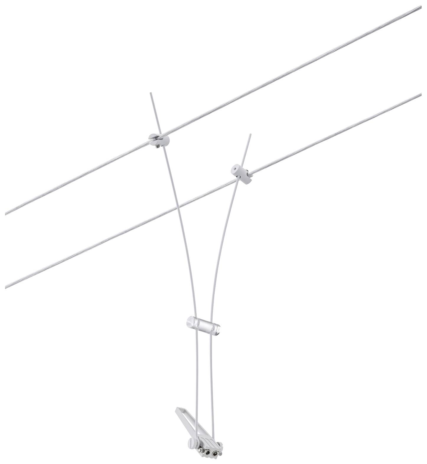 Paulmann Niedervolt-Seilsystem-Leuchte GU5.3 Weiß (matt)
