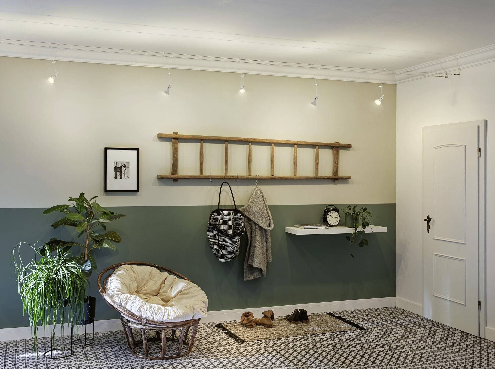 Paulmann Niedervolt-Seilsystem-Leuchte GU5.3 Weiß (matt)