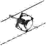 Paulmann Niedervolt-Seilsystem-Leuchte GU5.3 Schwarz (matt), Chrom