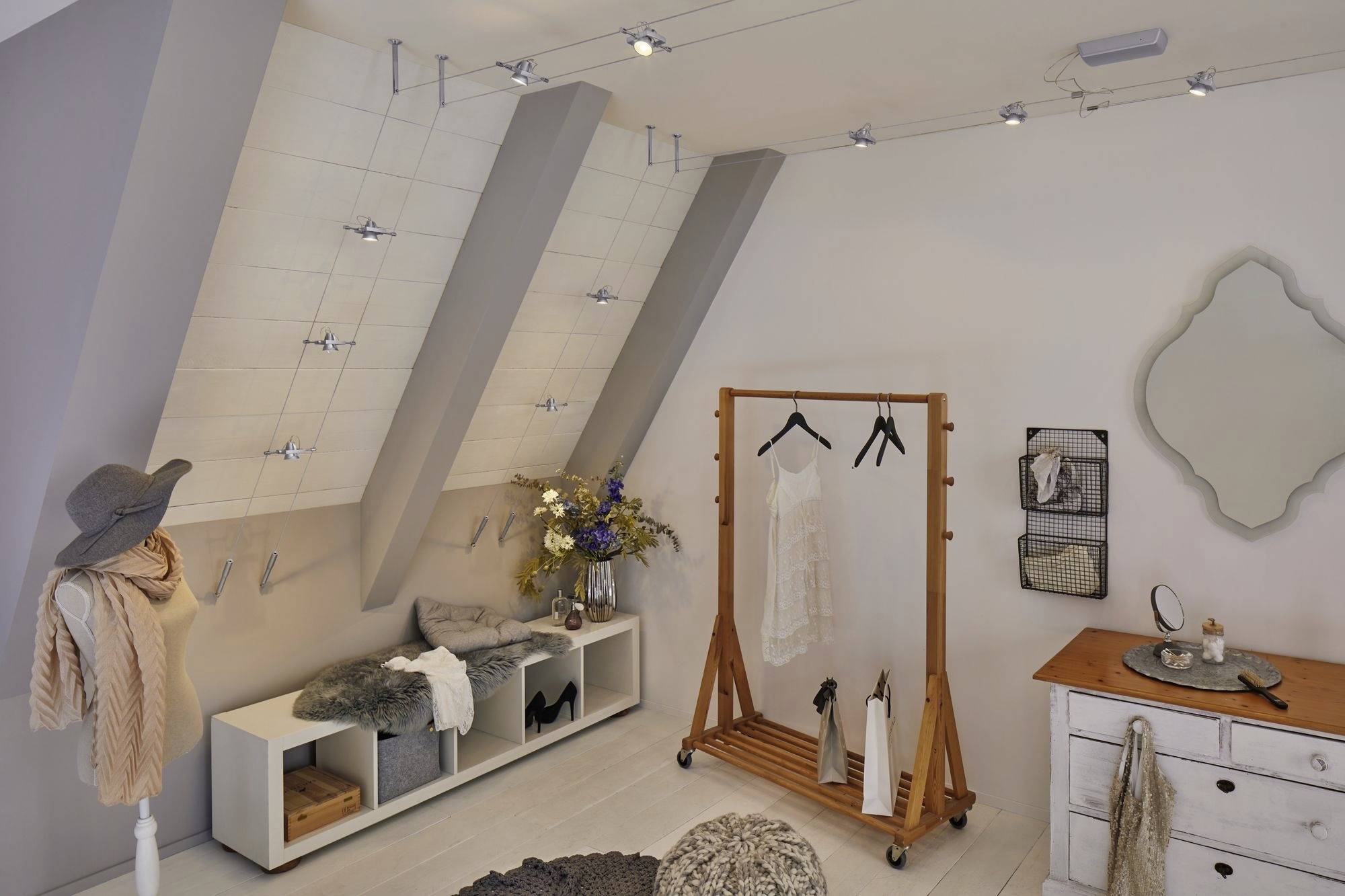 Paulmann 94430 Seil-Komplettsystem GU5.3 Chrom (matt)