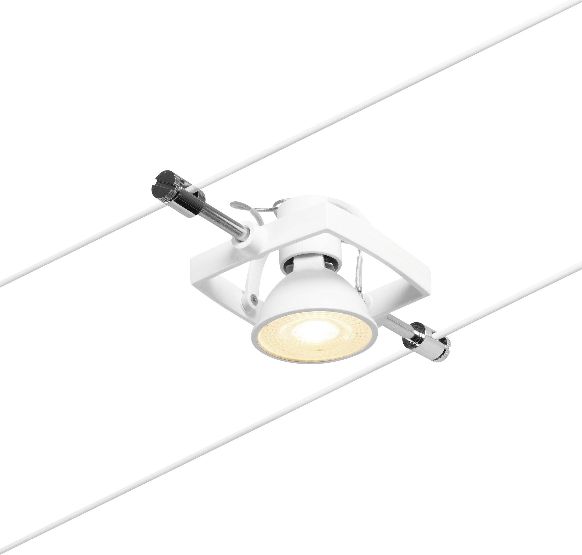 Paulmann 94432 Seil-Komplettsystem GU5.3 Weiß (matt), Chrom