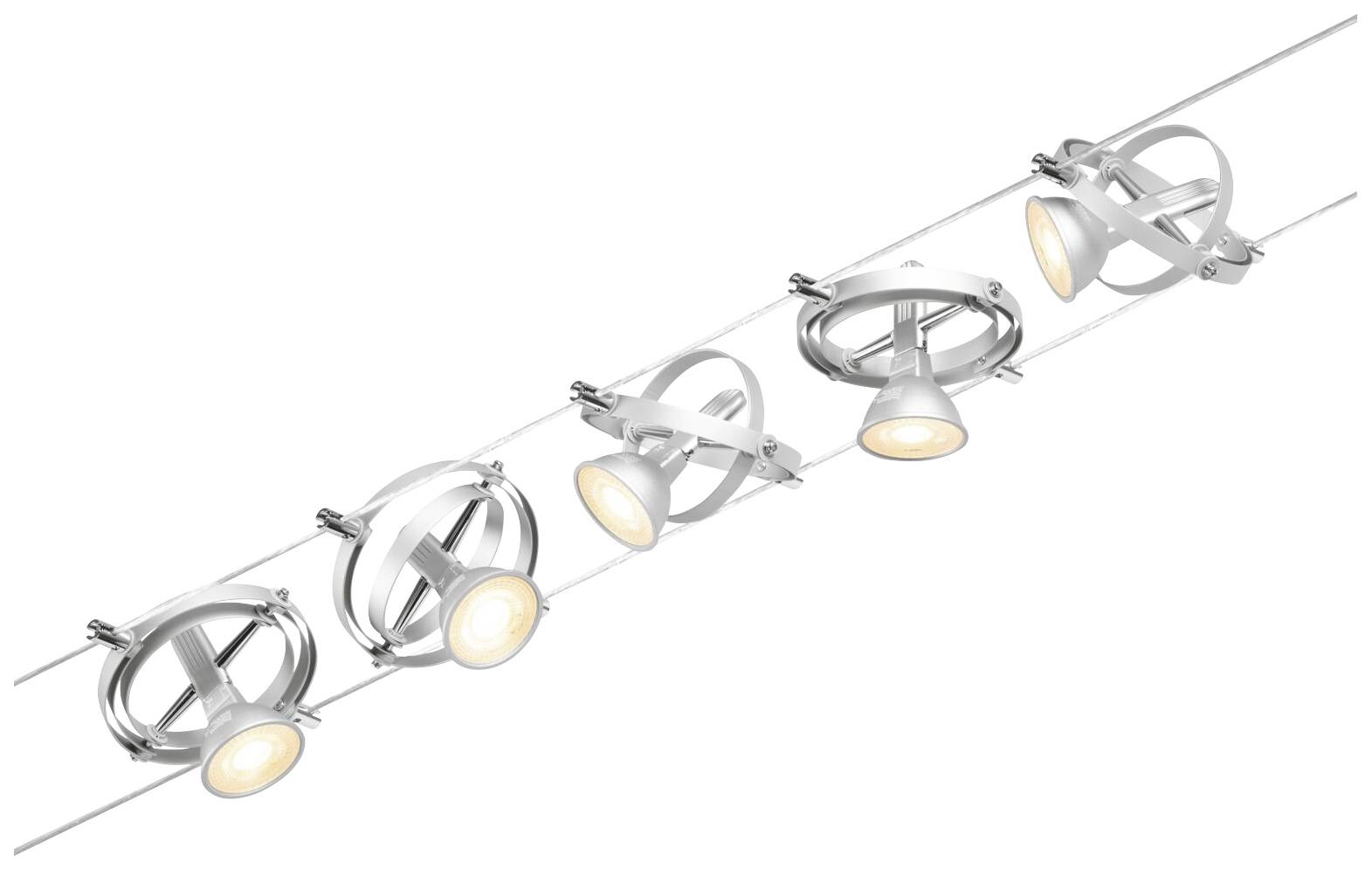 Paulmann 94436 Seil-Komplettsystem GU5.3 Chrom (matt)