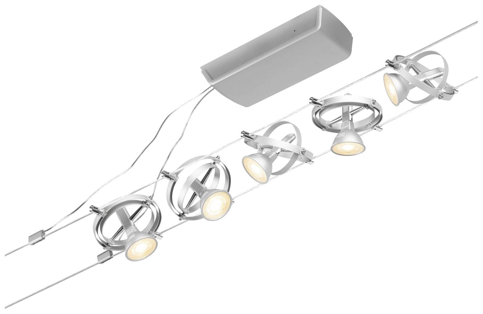 Paulmann 94436 Seil-Komplettsystem GU5.3 Chrom (matt)