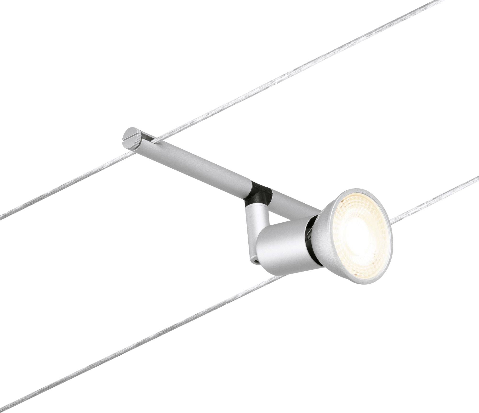 Paulmann Niedervolt-Seilsystem-Leuchte GU5.3 Chrom (matt)