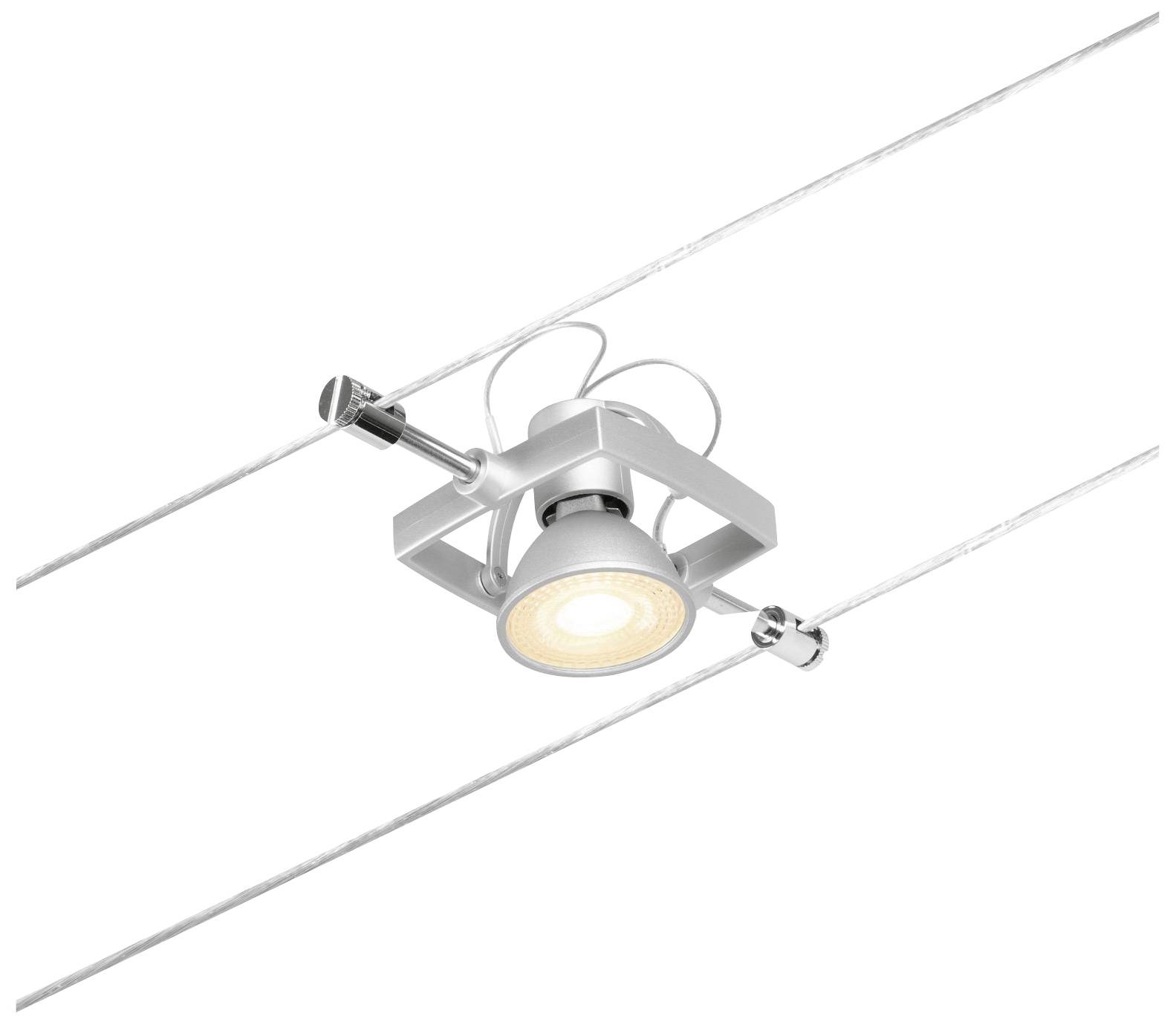 Paulmann Niedervolt-Seilsystem-Leuchte GU5.3 Chrom (matt)