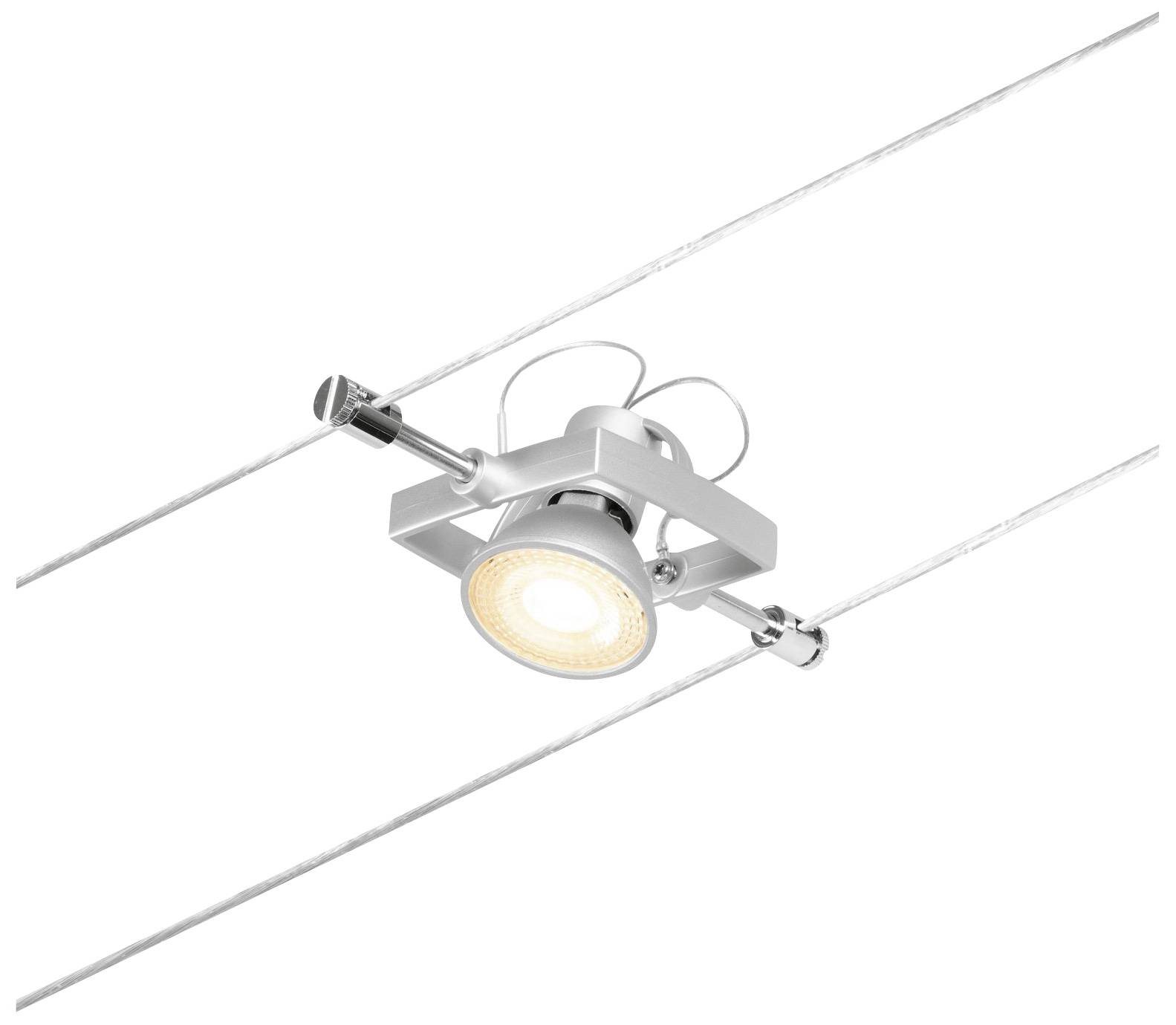 Paulmann Niedervolt-Seilsystem-Leuchte GU5.3 Chrom (matt)