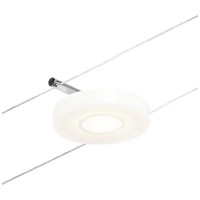 Paulmann Niedervolt-Seilsystem-Leuchte LED fest eingebaut 4.5W LED Chrom (matt) Paulmann Niedervolt-Seilsystem-Leuchte LED fest eingebaut 4.5W LED Chrom (matt)