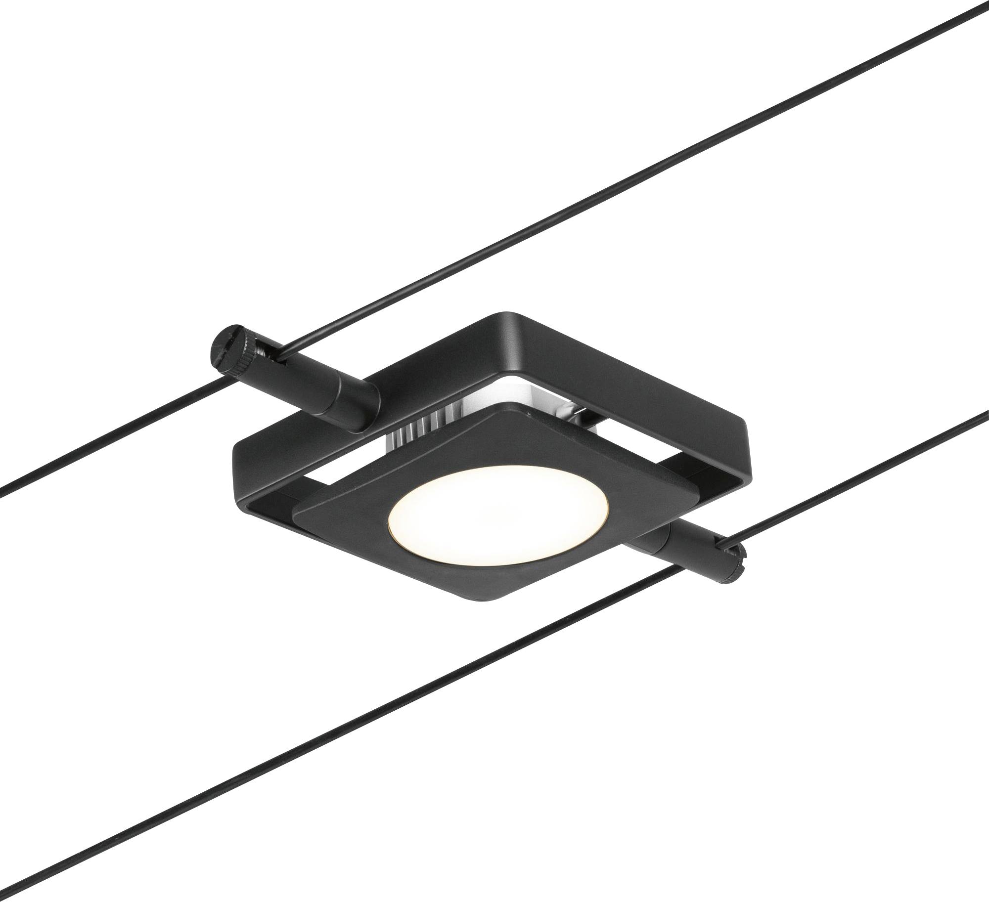 Paulmann 94424 Seil-Komplettsystem LED Schwarz (matt), Chrom