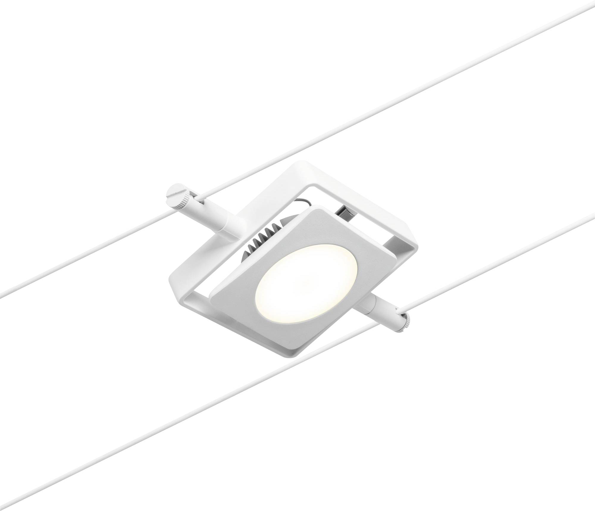 Paulmann 94422 Seil-Komplettsystem LED fest eingebaut LED Weiß, Chrom