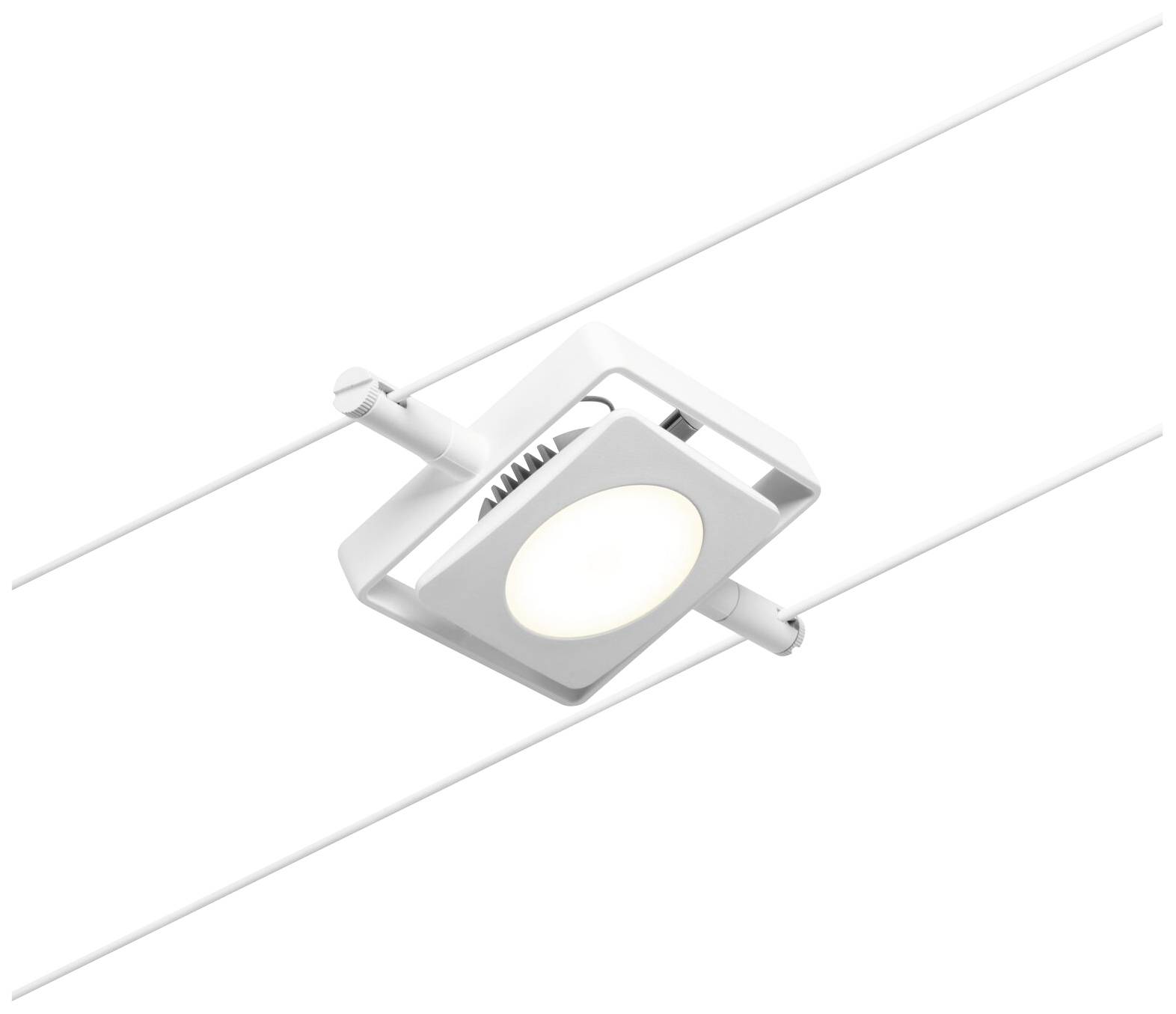 Paulmann Niedervolt-Seilsystem-Leuchte 4.5W Weiß (matt), Chrom