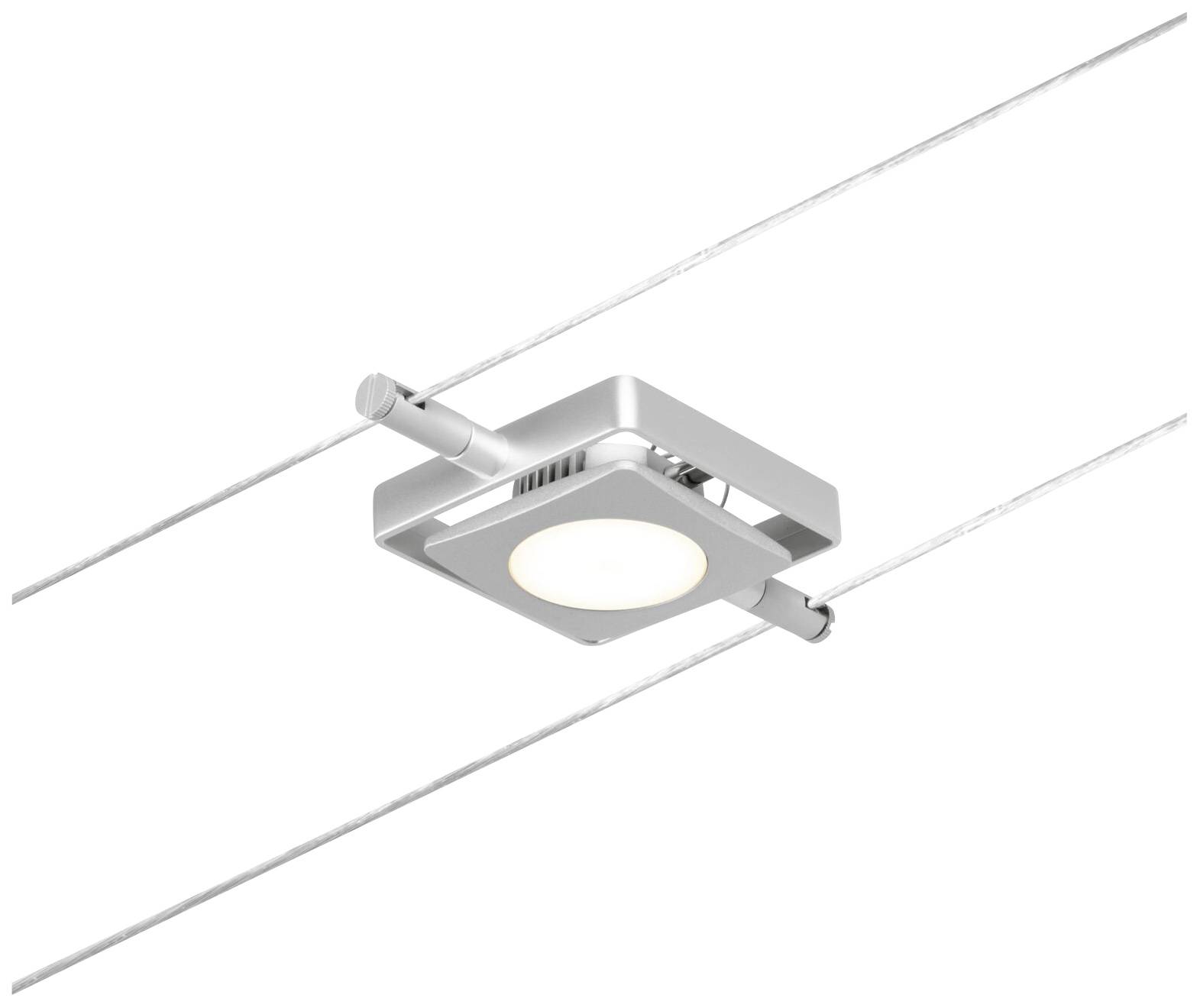 Paulmann Niedervolt-Seilsystem-Leuchte 4.5W LED Chrom (matt), Chrom