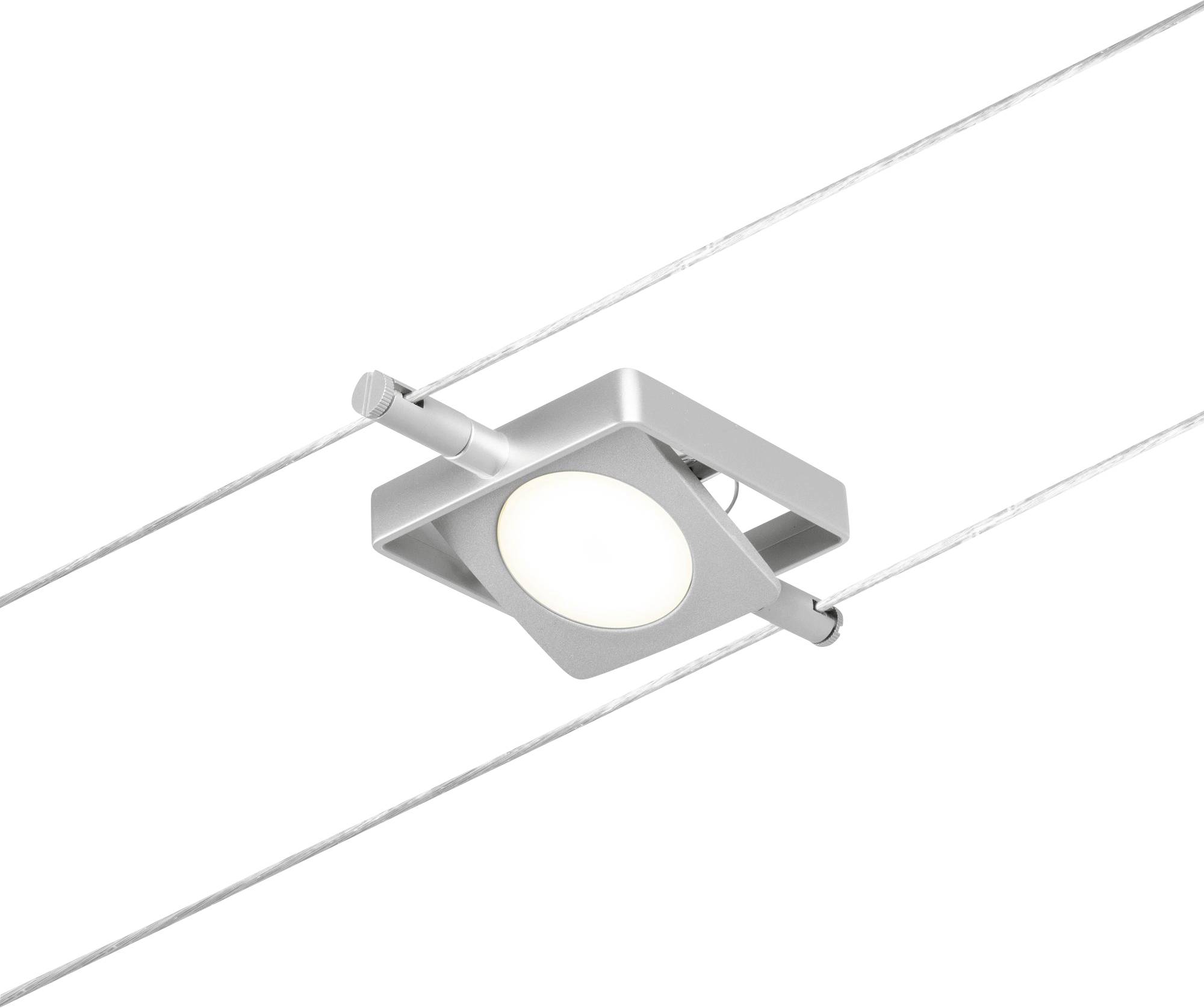Paulmann Niedervolt-Seilsystem-Leuchte 4.5W LED Chrom (matt), Chrom