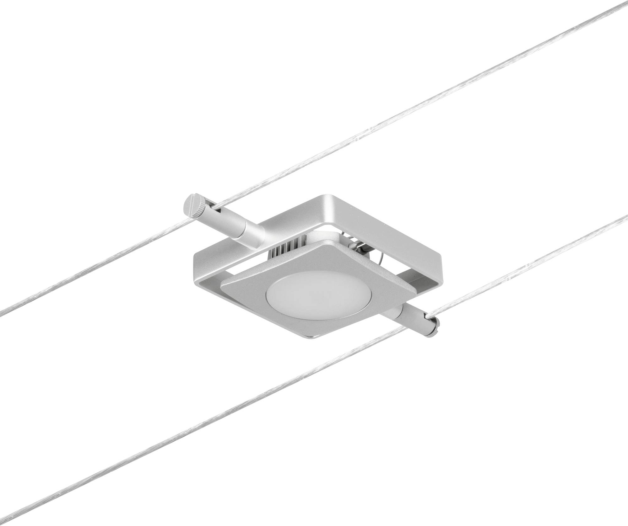 Paulmann Niedervolt-Seilsystem-Leuchte 4.5W LED Chrom (matt), Chrom