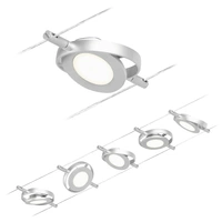 Paulmann 94414 Seil-Komplettsystem LED fest eingebaut LED Chrom (matt) Paulmann 94414 Seil-Komplettsystem LED fest eingebaut LED Chrom (matt)