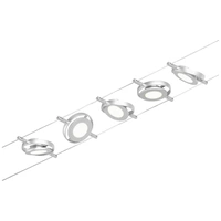 Paulmann 94414 Seil-Komplettsystem LED fest eingebaut LED Chrom (matt) Paulmann 94414 Seil-Komplettsystem LED fest eingebaut LED Chrom (matt)