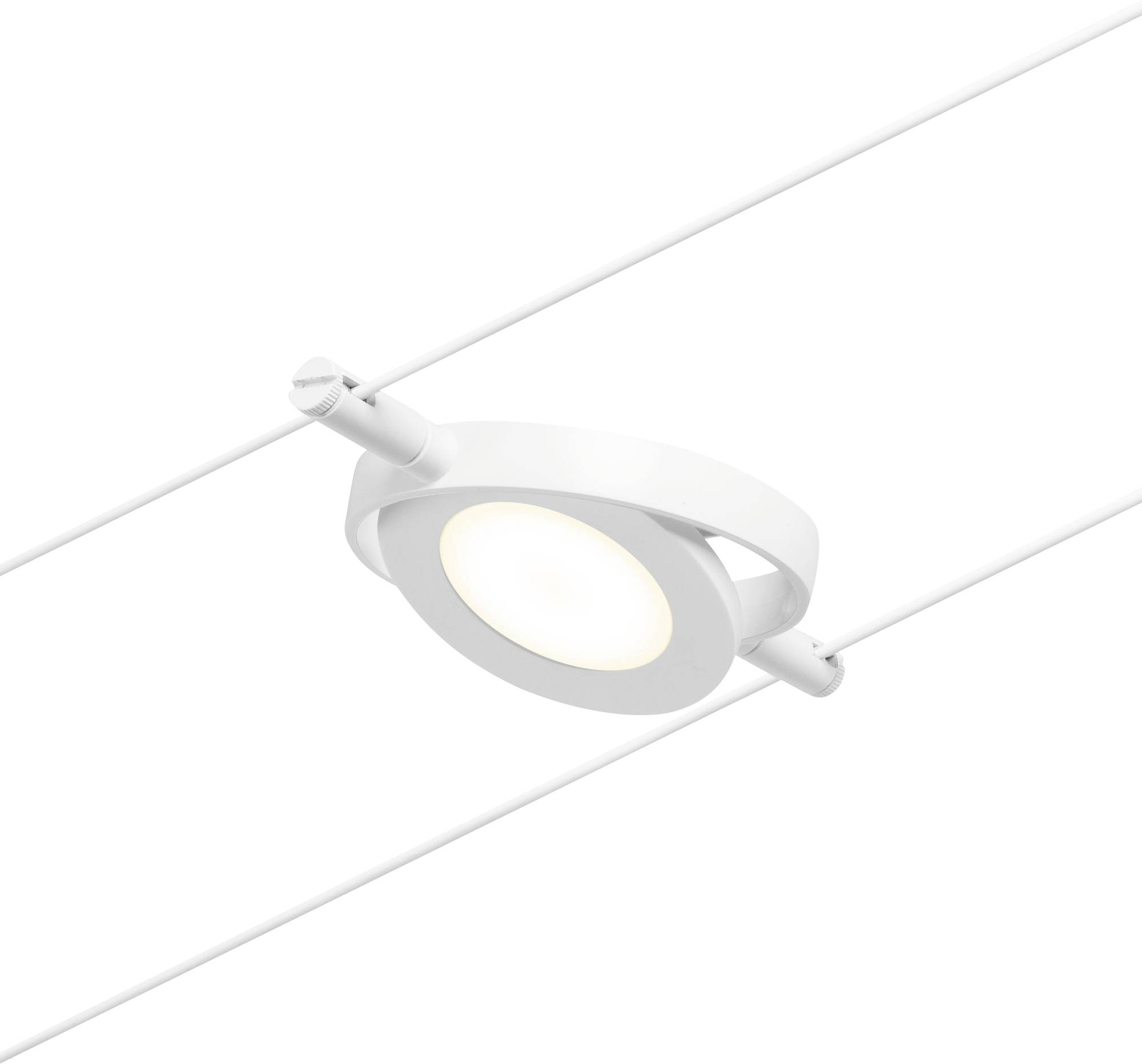 Paulmann Niedervolt-Seilsystem-Leuchte 4.5W LED Weiß (matt), Chrom