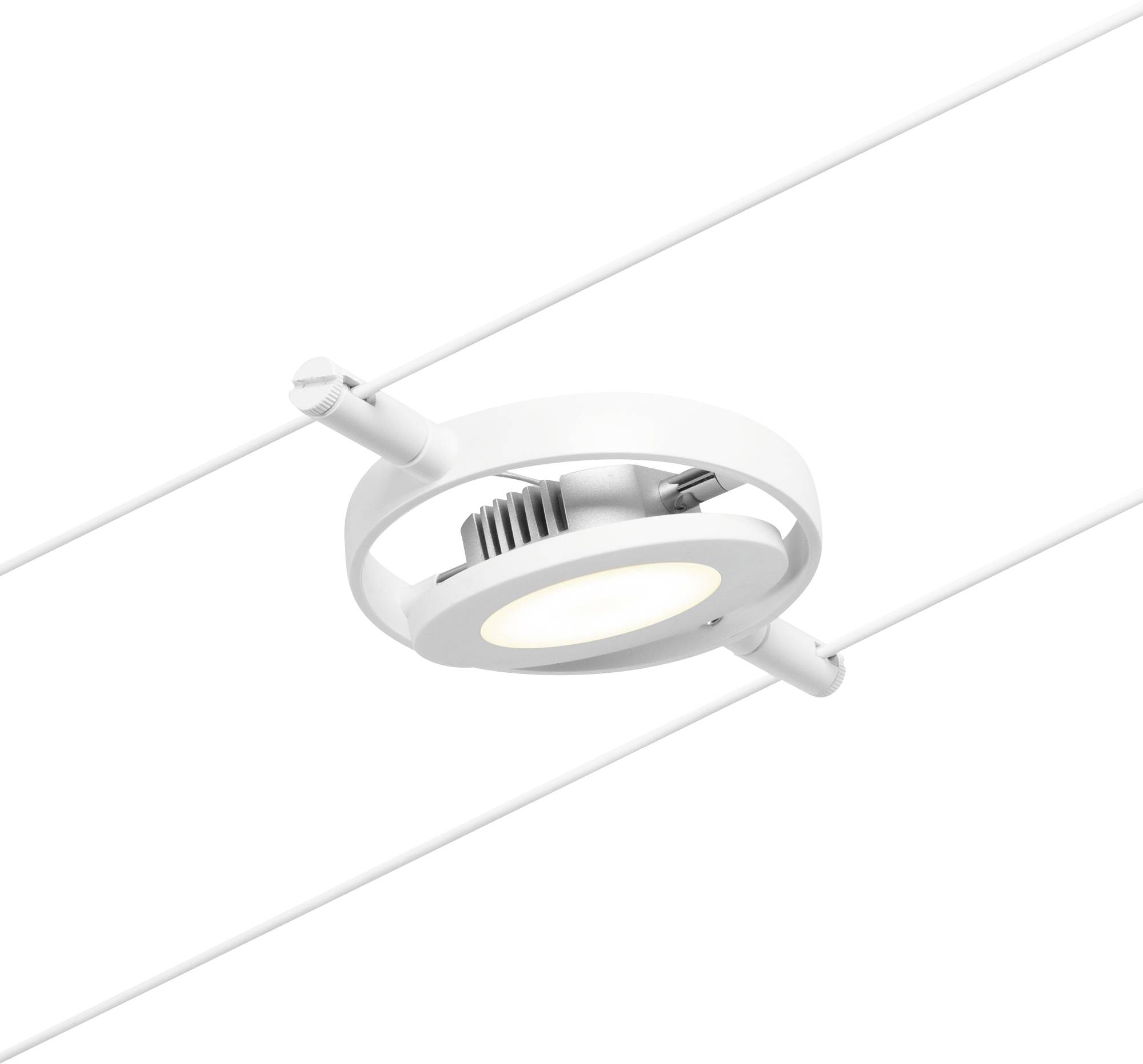 Paulmann Niedervolt-Seilsystem-Leuchte 4.5W LED Weiß (matt), Chrom