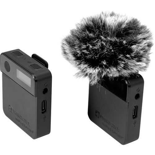 Relacart MIPASSPORT Ansteck Kamera-Mikrofon Übertragungsart (Details):Funk inkl. Windschutz, Blitzschuh-Montage, inkl. Kabel