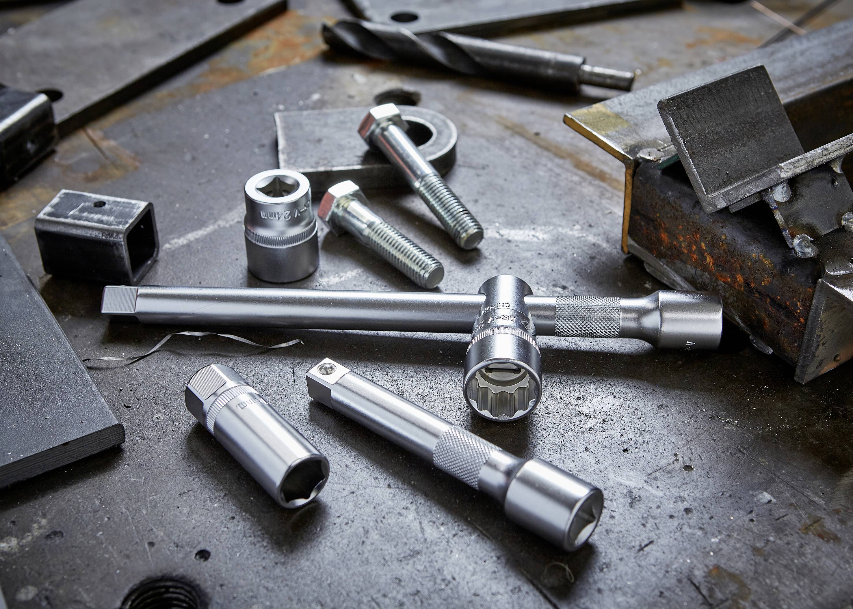 C.K T4662 Steckschlüsselsatz metrisch 1/2" 24teilig T4662