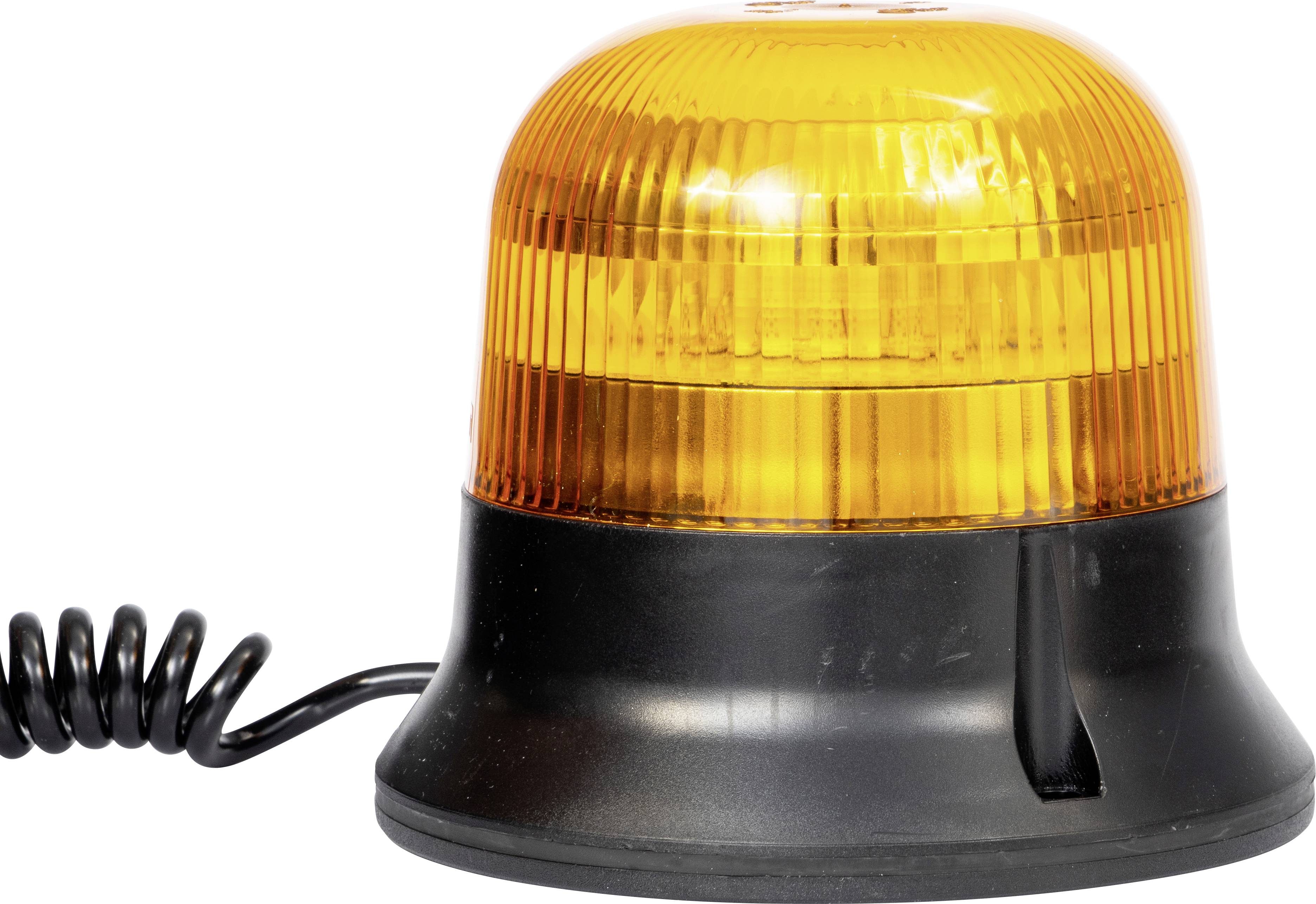 Fristom Rundumleuchte FT-150 DF LED MAG M78 12 V/DC, 24 V/DC mit Universalstecker (12 oder 21 mm) Magnetfuß Orange