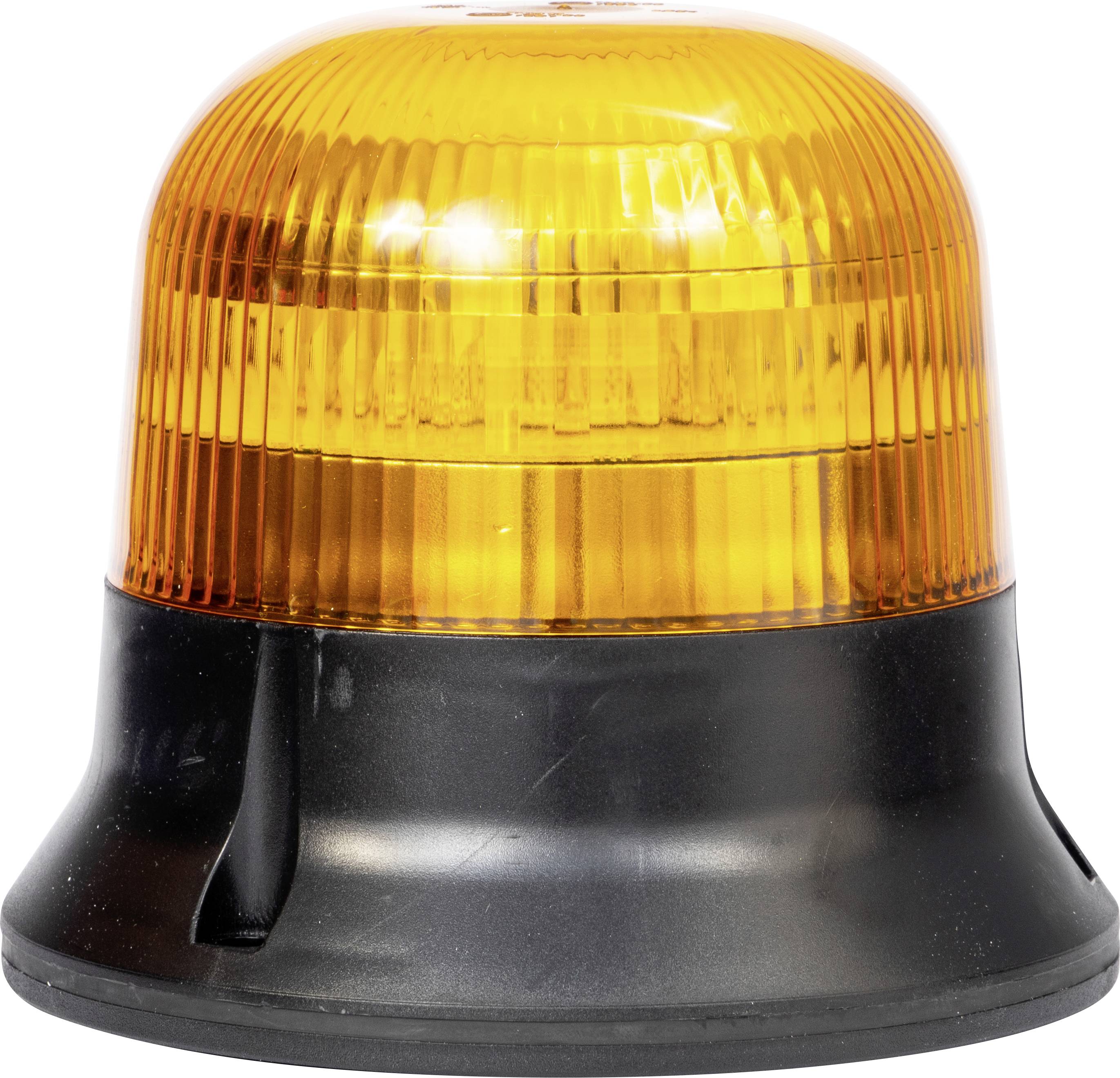 Fristom Rundumleuchte FT-150 DF LED MAG M78 12 V/DC, 24 V/DC mit Universalstecker (12 oder 21 mm) Magnetfuß Orange