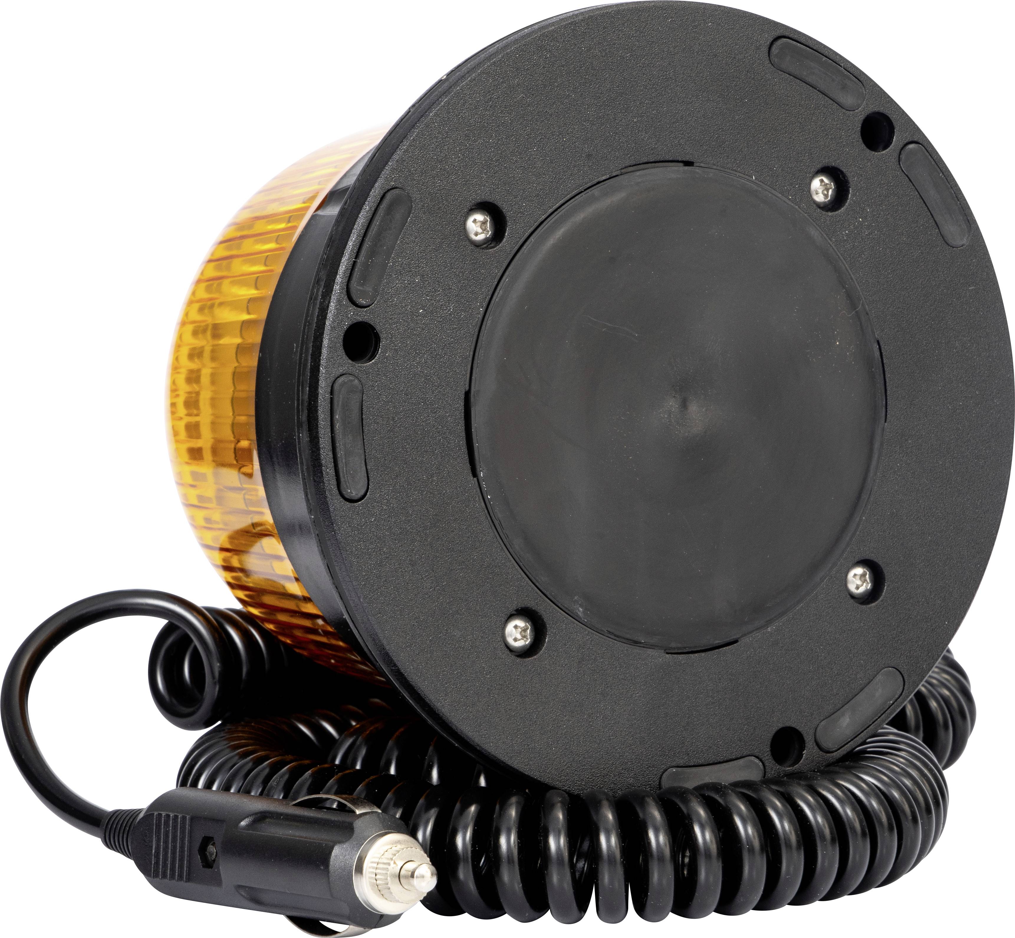 Fristom Rundumleuchte FT-150 DF LED MAG M78 12 V/DC, 24 V/DC mit Universalstecker (12 oder 21 mm) Magnetfuß Orange