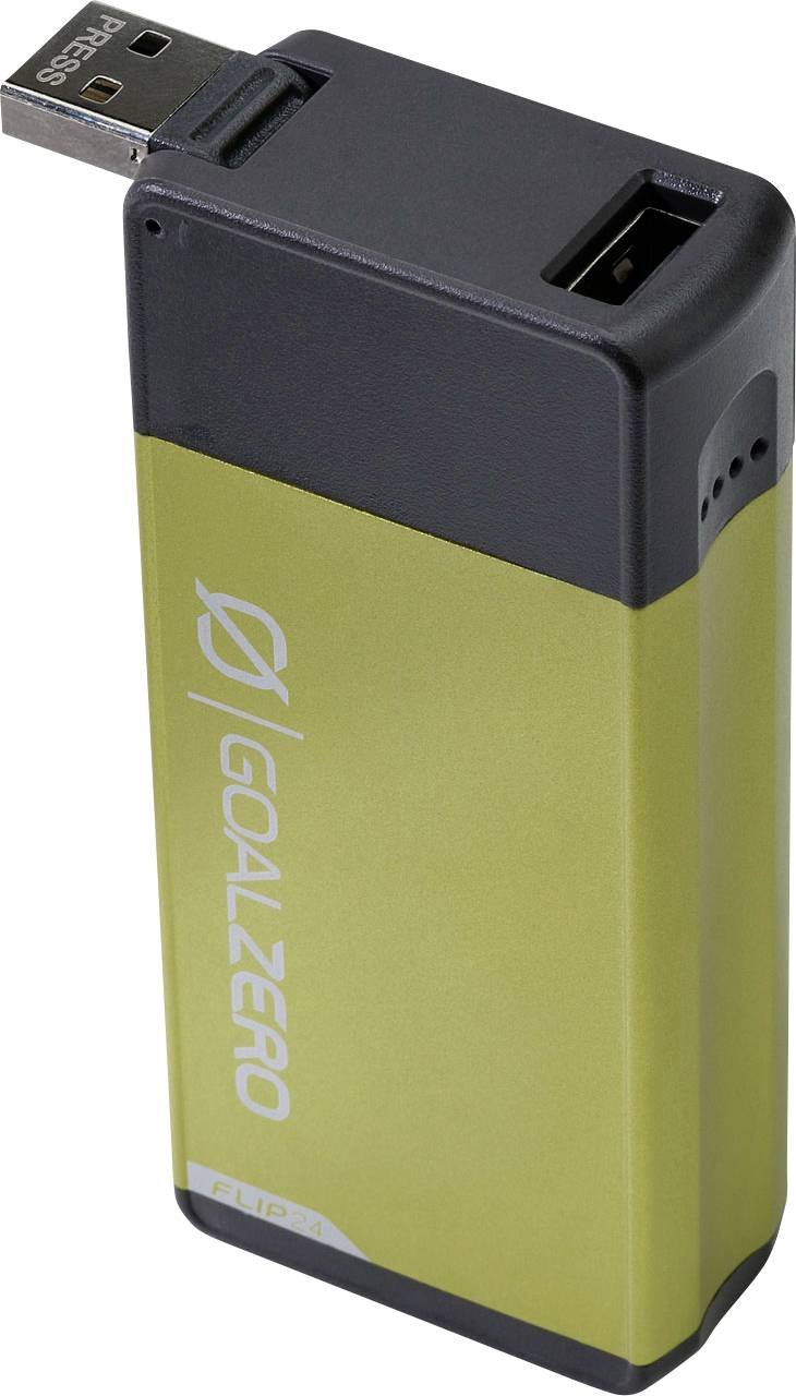 Goal Zero Flip 24 Solar Powerbank 6700 mAh Li-Ion USB-A Grün