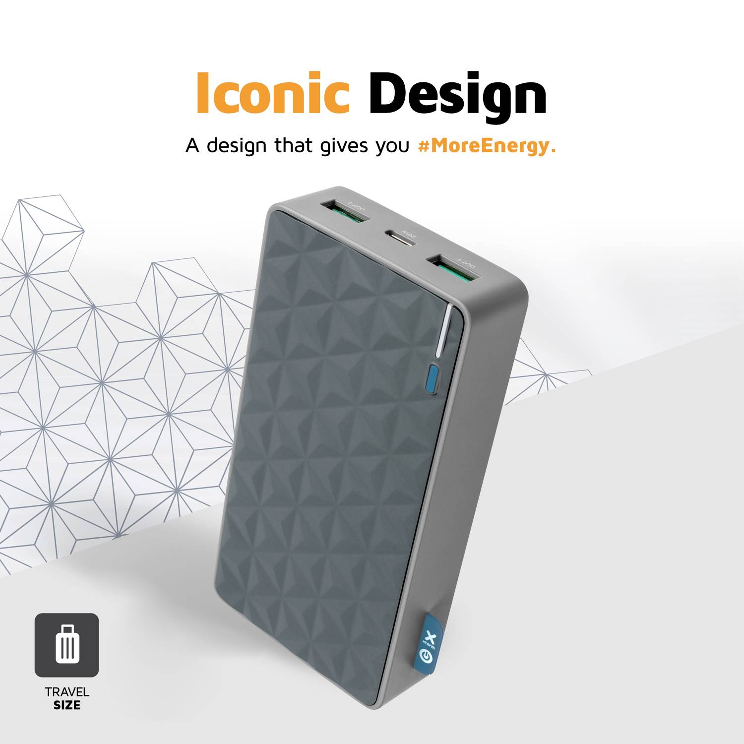 Xtorm by A-Solar FS402 Powerbank 20000 mAh Quick Charge 3.0 LiPo USB-A, USB-C® Statusanzeige