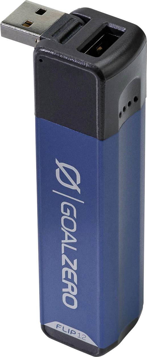 Goal Zero Flip 12 Solar Powerbank 3350 mAh Li-Ion USB-A Blau