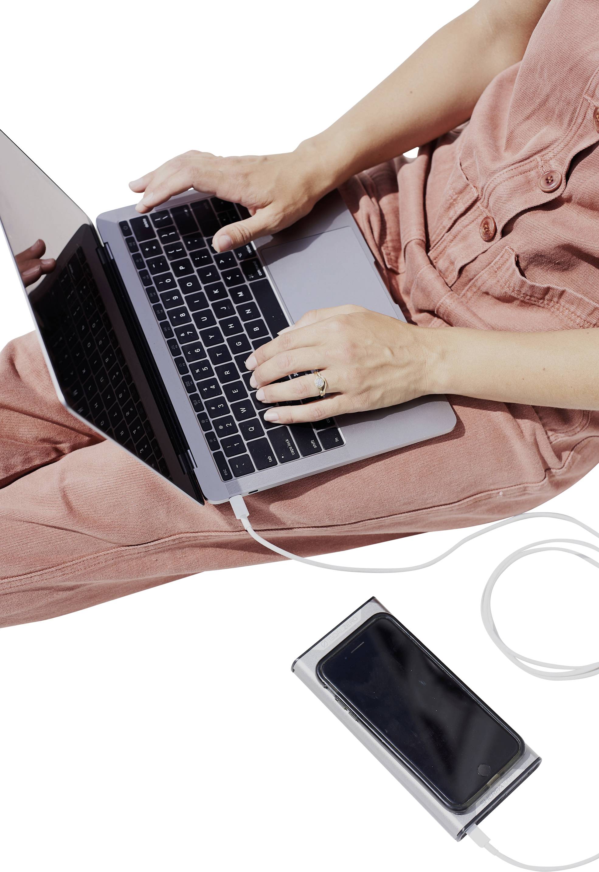 Goal Zero Sherpa 100PD Solar Powerbank 6400 mAh Qi Wireless Charging Li-Ion USB-A, USB-C® Schwarz Statusanzeige, gleichzeitiges