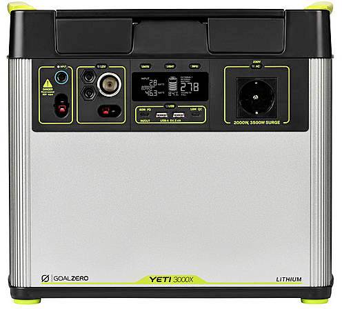 Goal Zero Yeti 3000X Solar Powerbank 280.8 Ah USB PD Li-Ion USB-A, USB-C® Grau-Silber Statusanzeige