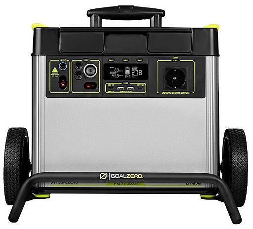 Goal Zero Yeti 3000X Solar Powerbank 280.8 Ah USB PD Li-Ion USB-A, USB-C® Grau-Silber Statusanzeige