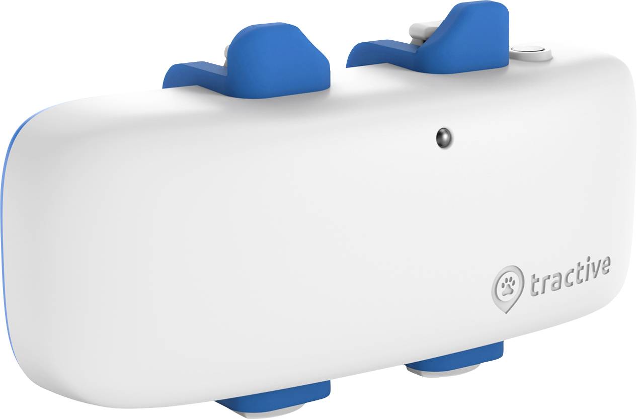 Tractive DOG 4 GPS Tracker Haustiertracker Weiß, Blau