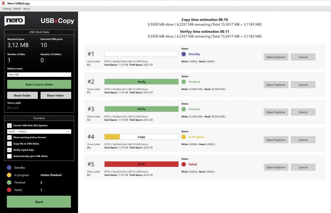 Nero Burn Express 5 Vollversion, 1 Lizenz Windows Brenn-Software