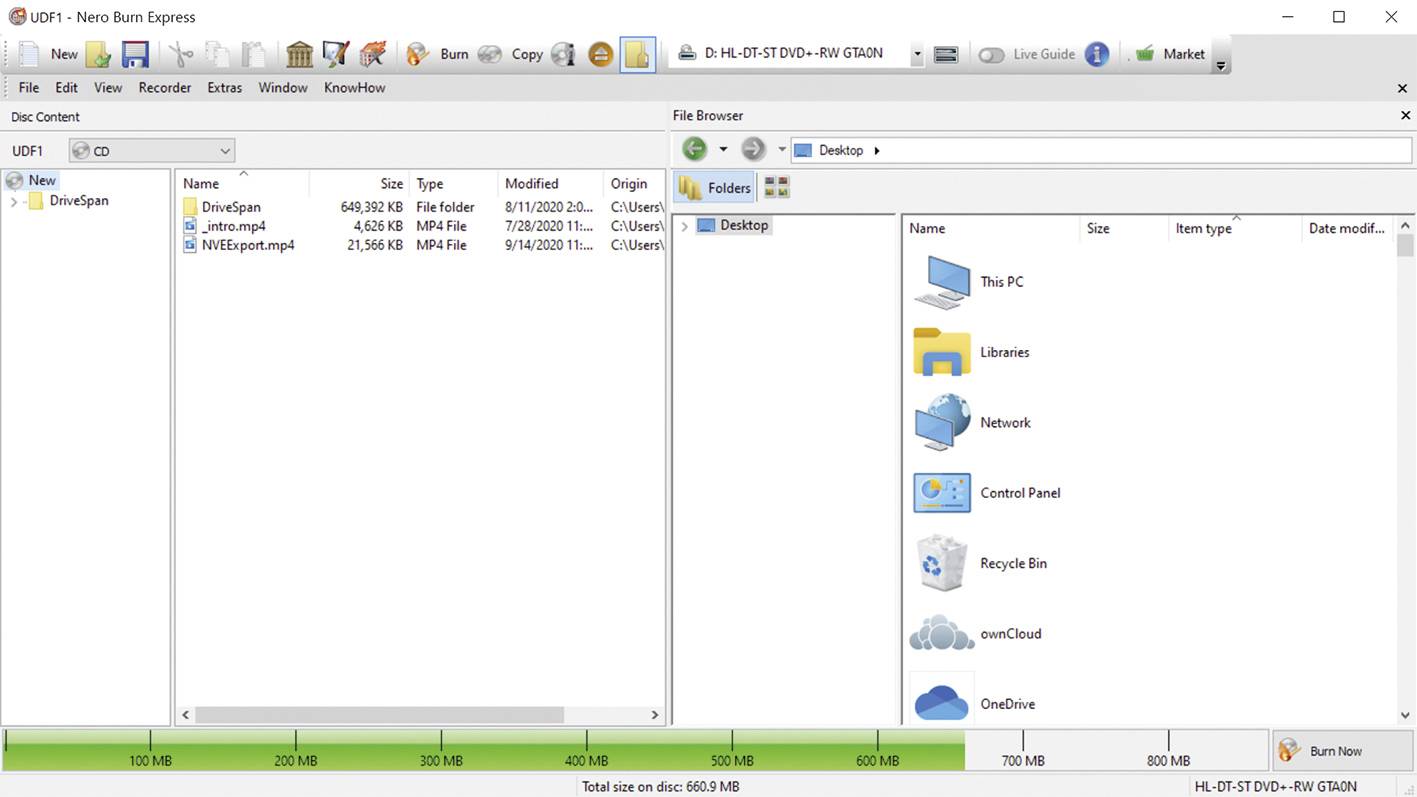 Nero Burn Express 5 Vollversion, 1 Lizenz Windows Brenn-Software