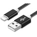 Apple iPad/iPhone/iPod Anschlusskabel [1x USB 2.0 Stecker A - 1x Apple Lightning-Stecker] 1.00 m Schwarz