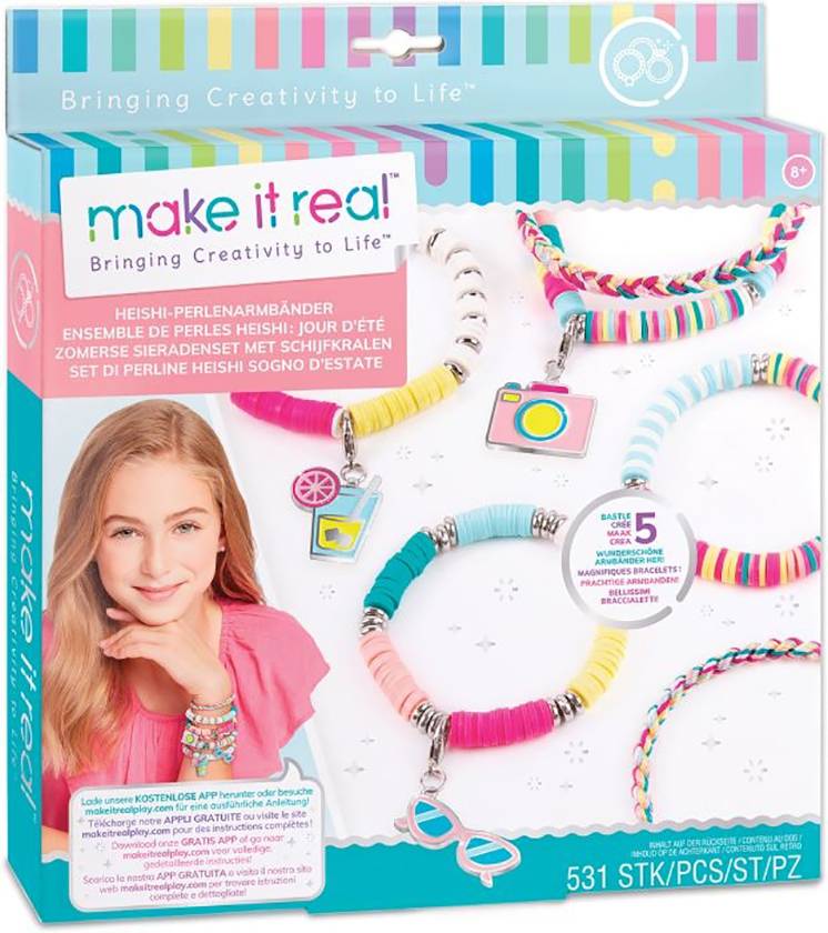 Make it real Heishi-Perlenarmbänder