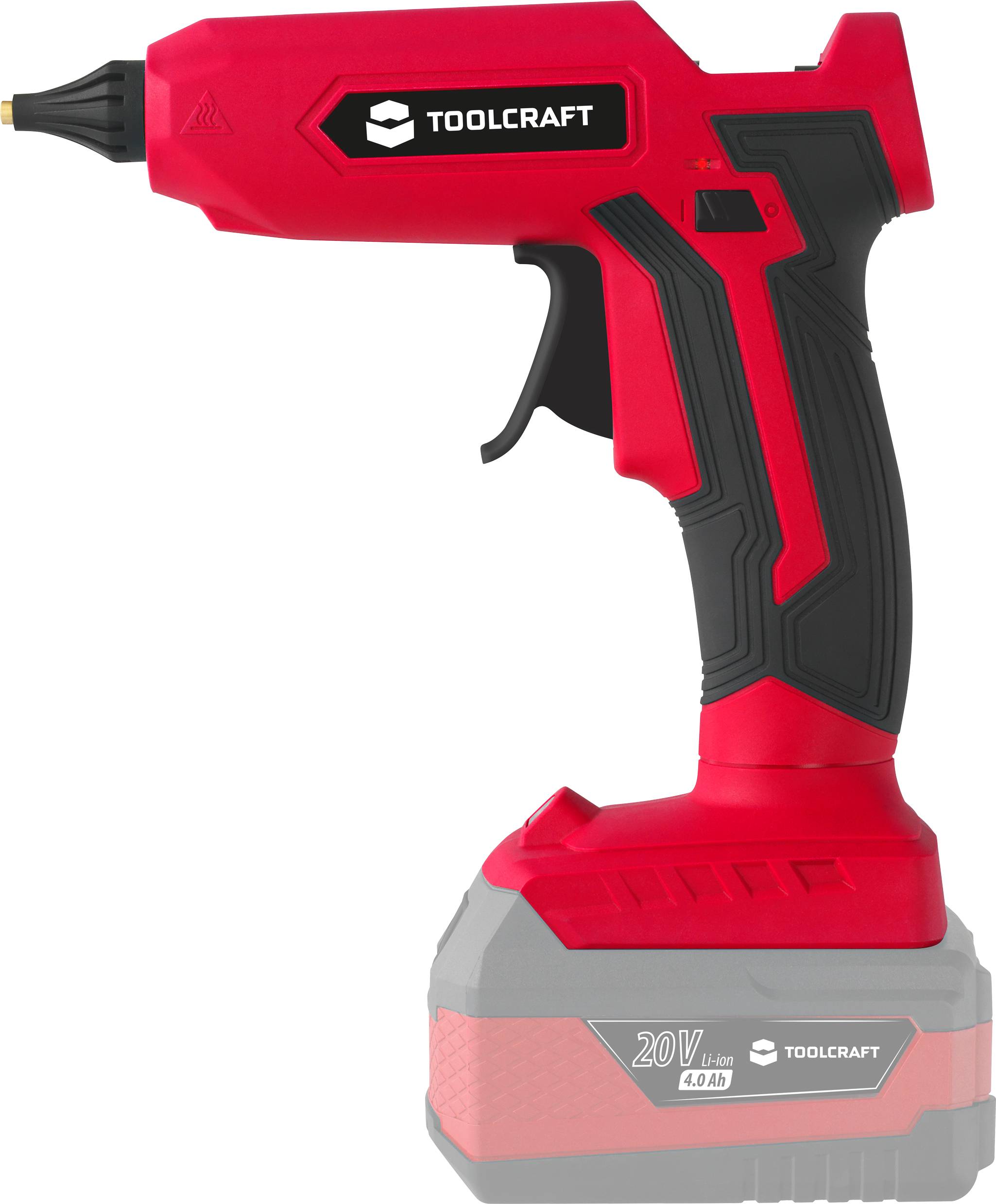TOOLCRAFT AP-1200 Akku Heißklebepistole ohne Akku, ohne Ladegerät 11mm 20V 1St.