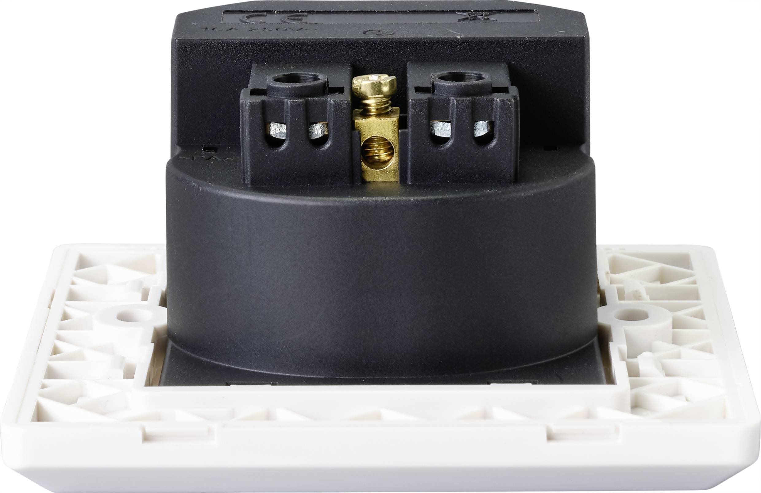 Sygonix SY-4777292 Einbau-Steckdose mit USB Weiß