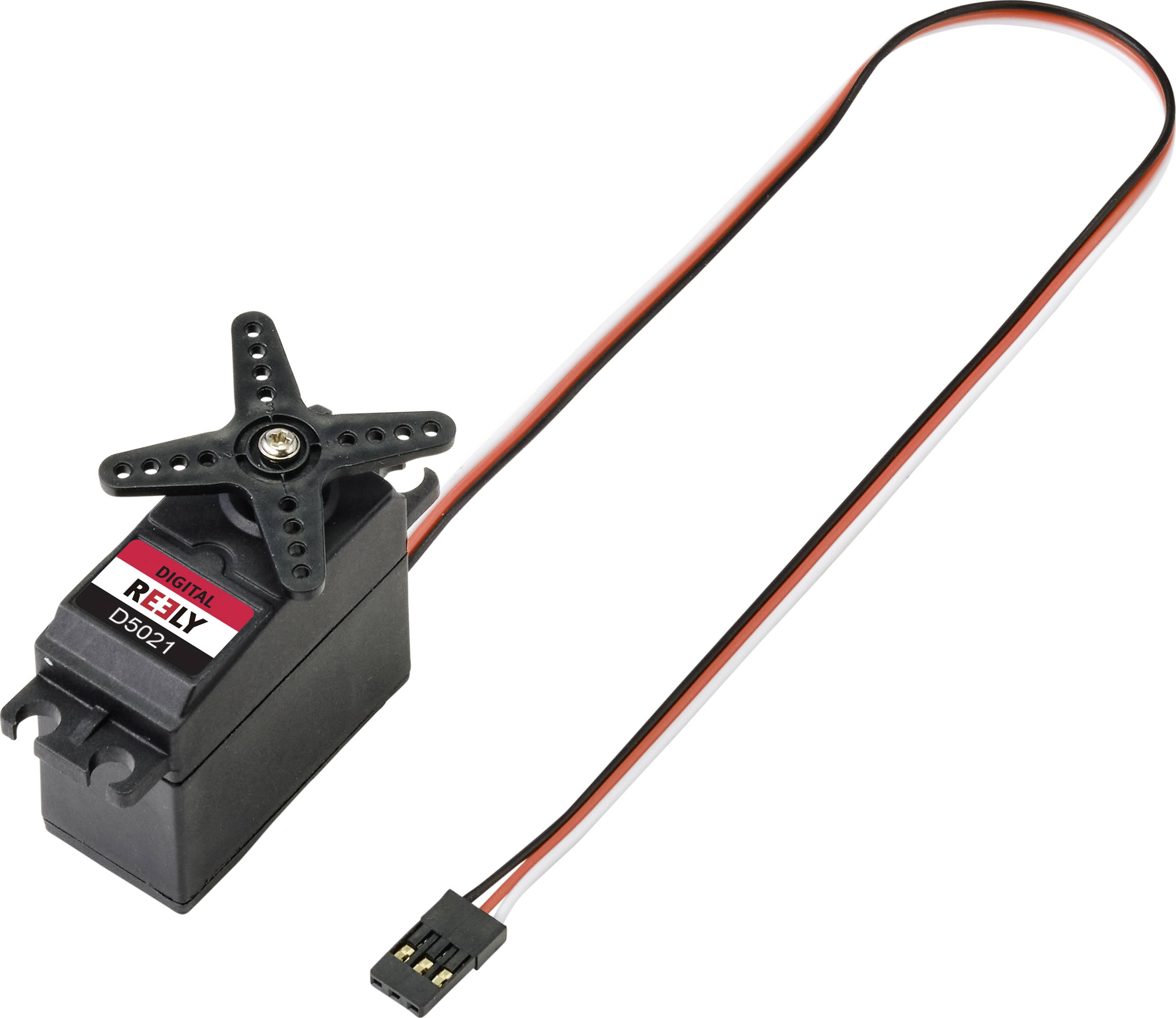 Reely Standard-Servo D5021 Digital-Servo Getriebe-Material: Kunststoff Stecksystem: JR