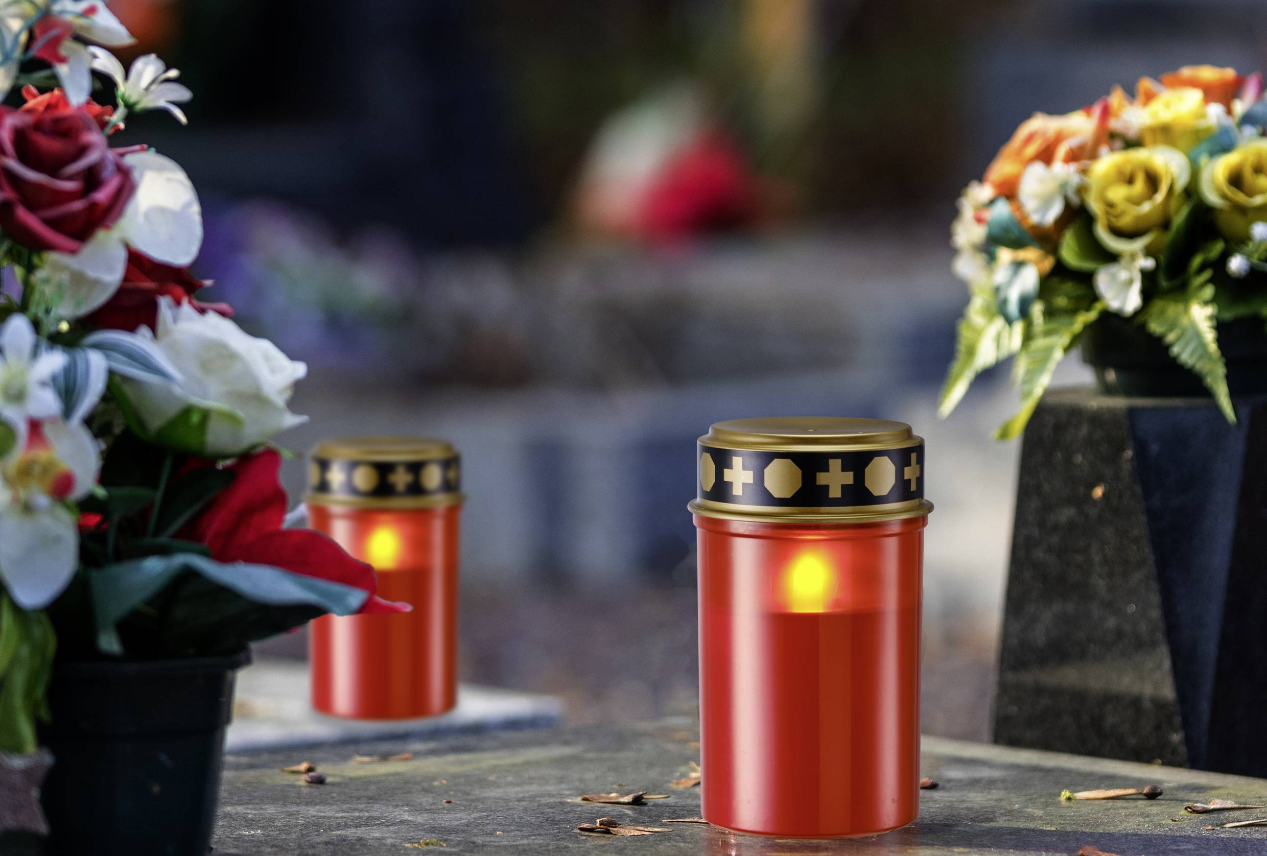 WS-BGR02 LED-Grablicht LED 0.06W Gelb Rot