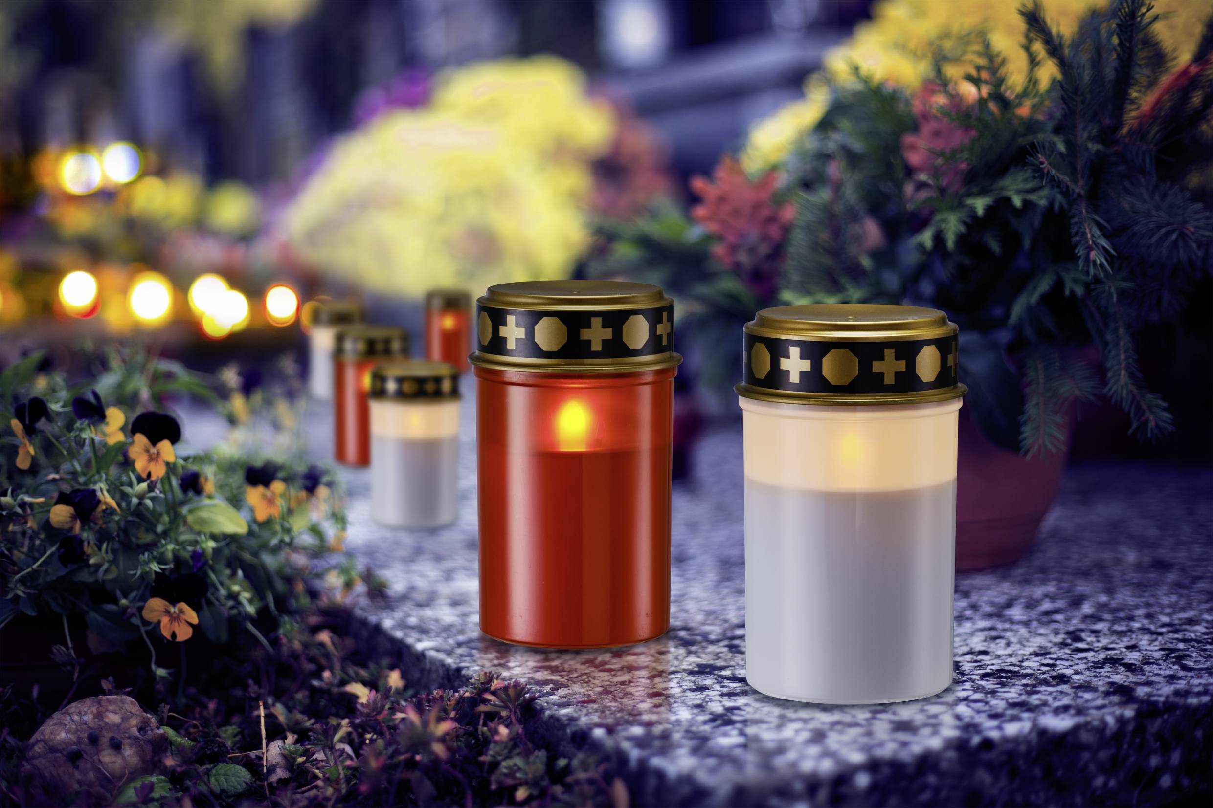 WS-BGR02 LED-Grablicht LED 0.06W Gelb Rot