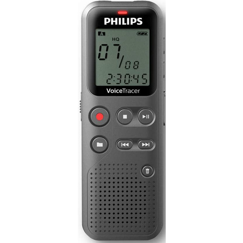 Philips DVT1115 Digitales Diktiergerät Aufzeichnungsdauer (max.) 17 h Grau
