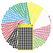 Avery-Zweckform 59994 Etiketten Ø 8mm Papier Rot, Grün, Gelb, Schwarz, Blau, Weiß, Neonrot, Neongrün 1 Set Markierungspunkte