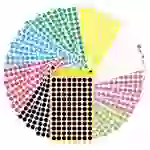 Avery-Zweckform 59994 Etiketten Ø 8mm Papier Rot, Grün, Gelb, Schwarz, Blau, Weiß, Neonrot, Neongrün 1 Set Markierungspunkte Avery-Zweckform 59994 Etiketten Ø 8mm Papier Rot, Grün, Gelb, Schwarz, Blau, Weiß, Neonrot, Neongrün 1 Set Markierungspunkte